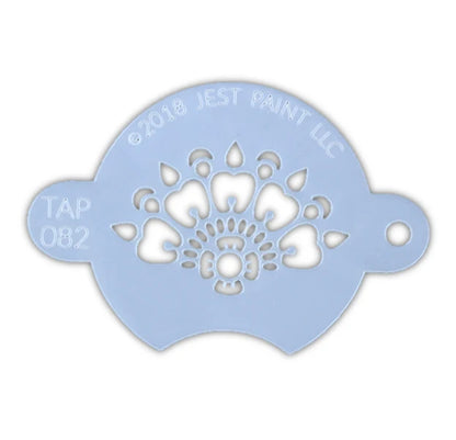 Jest Paint Stencil TAP 082 Henna Centrepiece