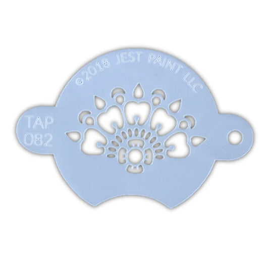 Jest Paint Stencil TAP 082 Henna Centrepiece