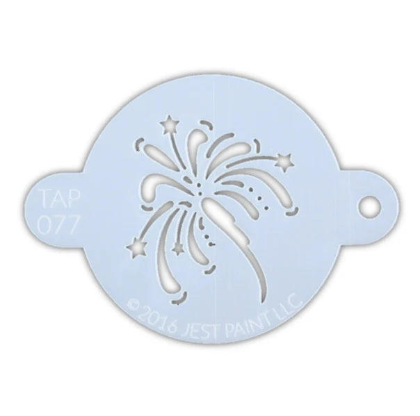Jest Paint Stencil TAP 077 Fancy Fireworks