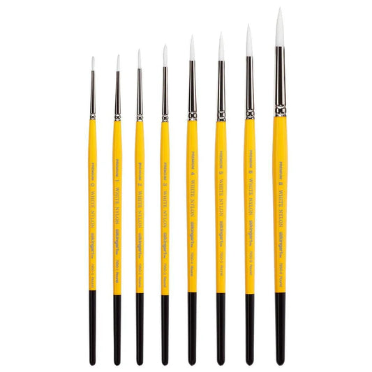 Kingart 7950 Golden Grip Brush - Round set of 8