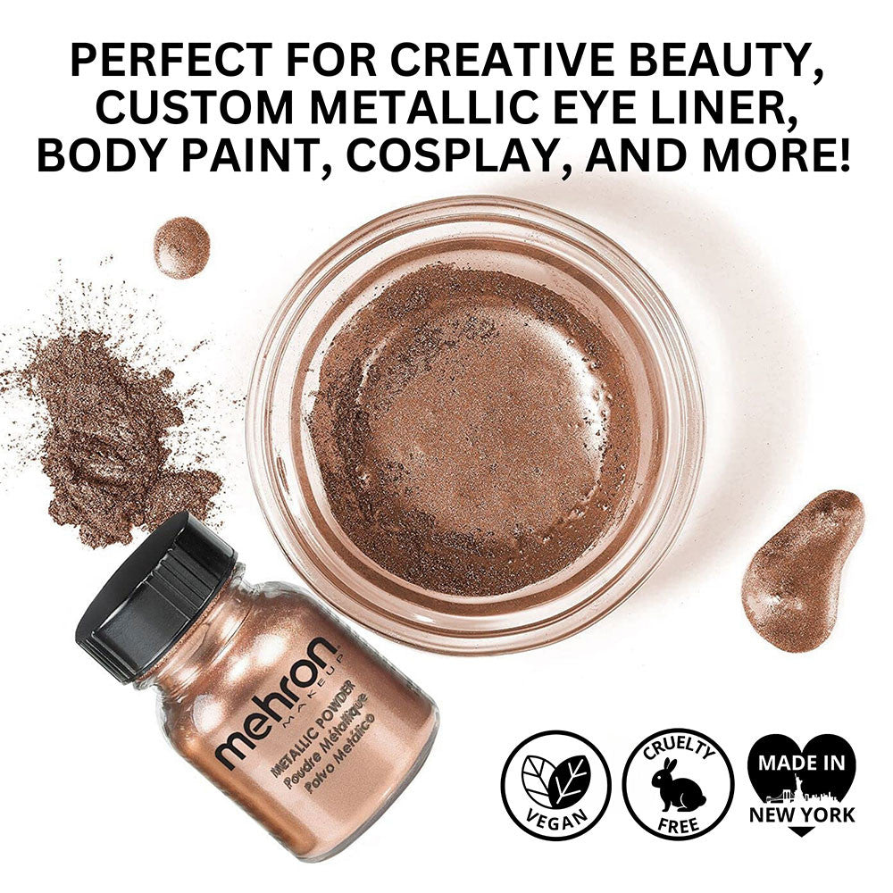 Mehron Metallic Powder - COPPER 28g