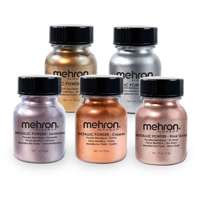 Mehron Metallic Powder - SILVER 28g