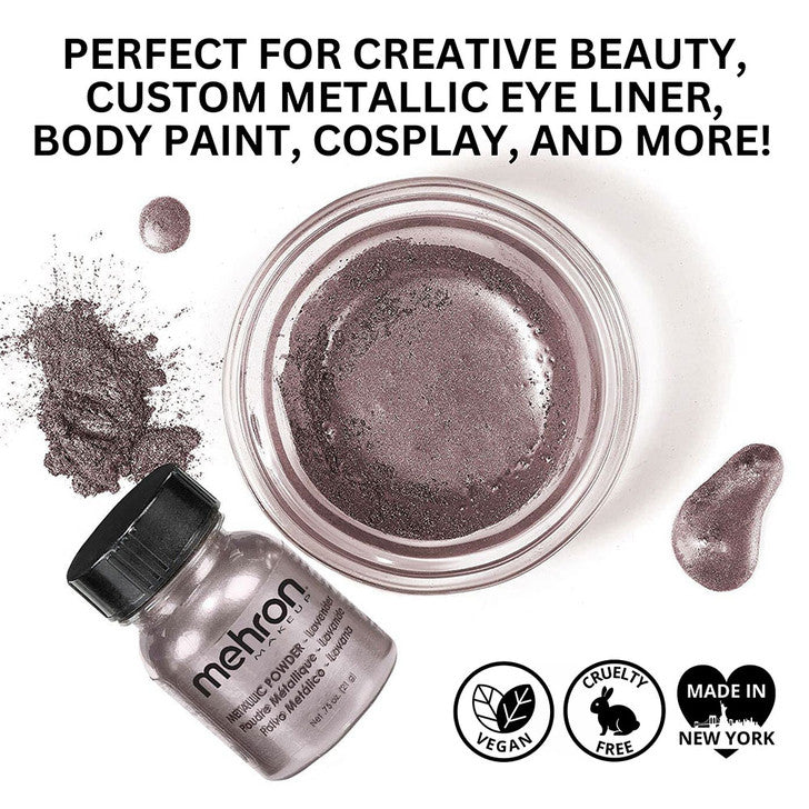 Mehron Metallic Powder - LAVENDER 28g