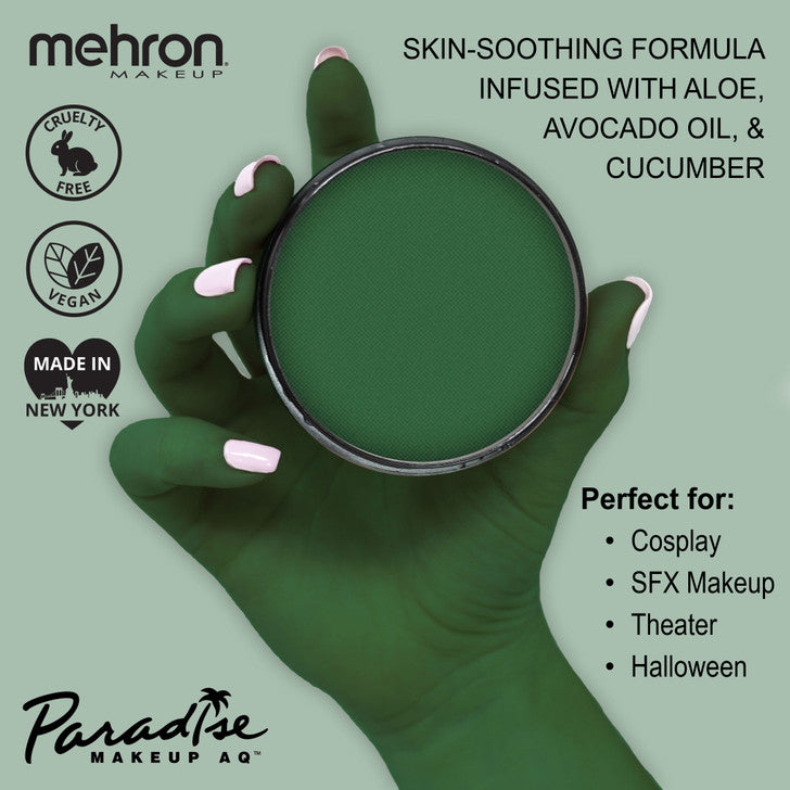 Mehron Paradise Dark Green 800DGR