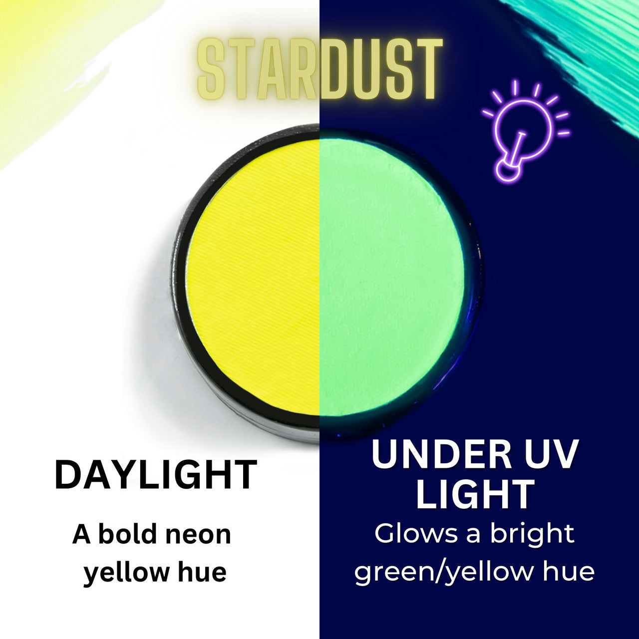 Mehron Paradise Star Dust (Neon Yellow) 800SD