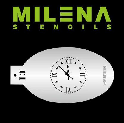 Milena Stencils - C1 Small Clock