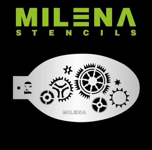 Milena Stencils - C4 Rotating Gears
