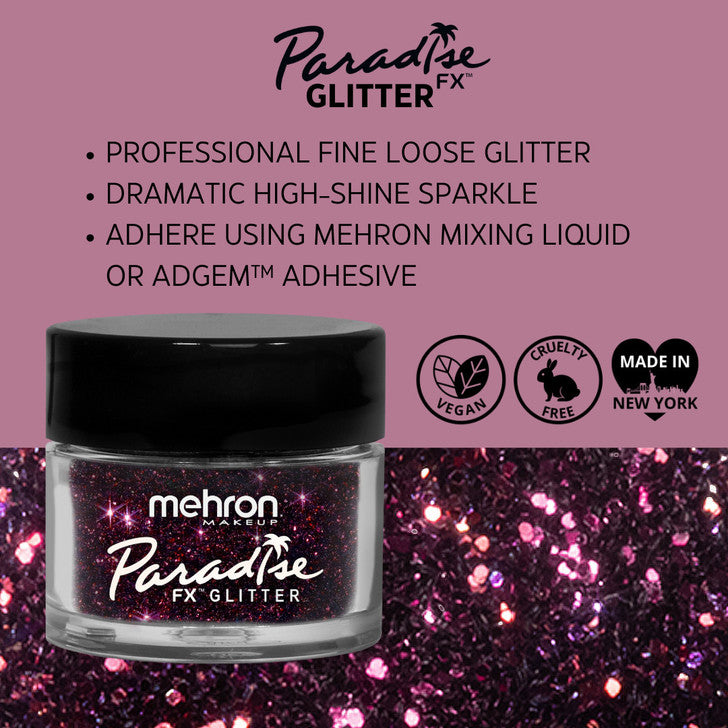 Mehron Paradise FX Glitter Cabernet 7g