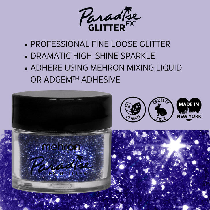 Mehron Paradise FX Glitter Purple 7g