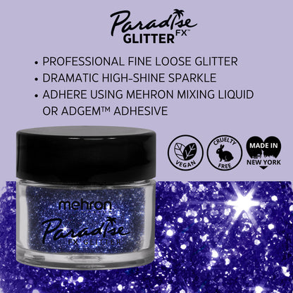 Mehron Paradise FX Glitter Purple 7g