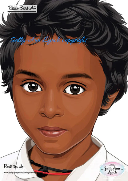 Sally-Ann Lynch Practice Board A4 Rihaan child