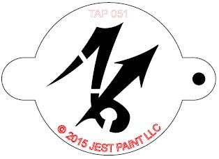 Jest Paint Stencil TAP 051 Arrow