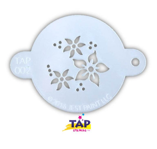 Jest Paint Stencil TAP 002 Flowers