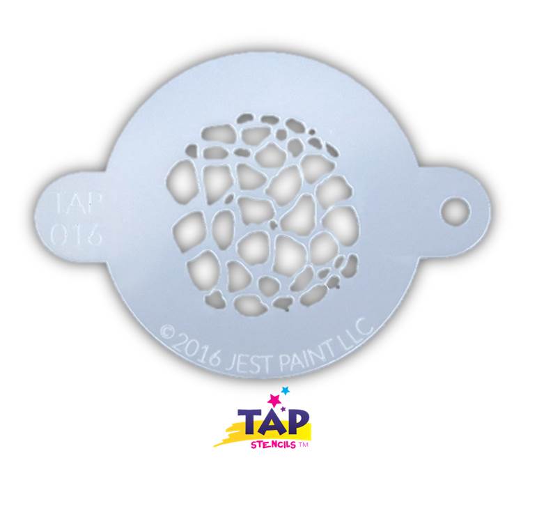 Jest Paint Stencil TAP 016 Organic Scales