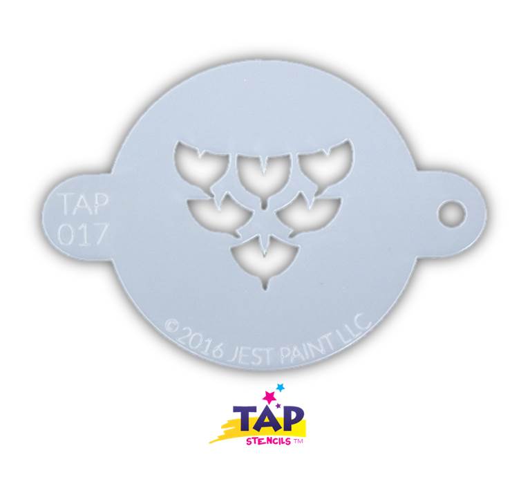 Jest Paint Stencil TAP 017 Dragon Scales