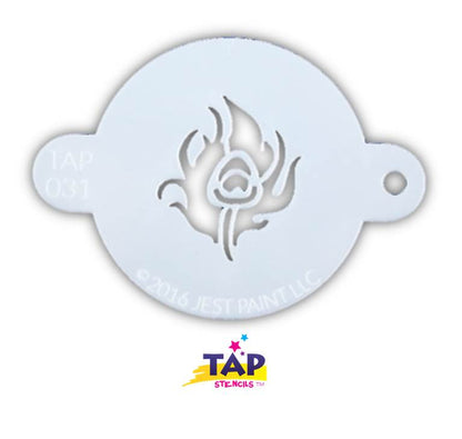 Jest Paint Stencil TAP 031 Peacock Feather