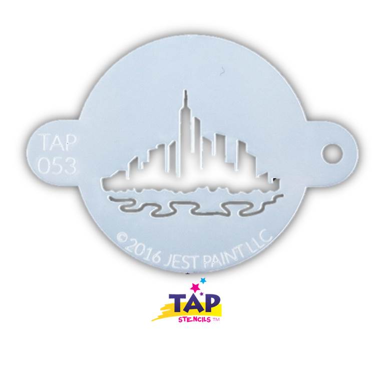 Jest Paint Stencil TAP 053 City Scape