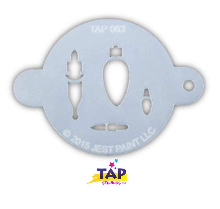 Jest Paint Stencil TAP 063 Christmas Lights