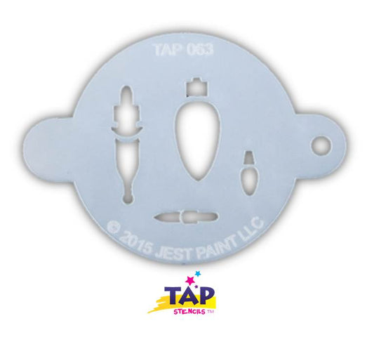Jest Paint Stencil TAP 063 Christmas Lights