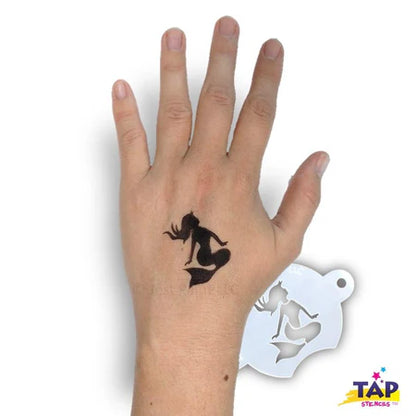 Jest Paint Stencil TAP 094 Sunbathing Mermaid