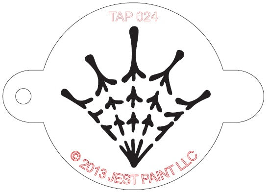 Jest Paint Stencil TAP 024 Spiderweb
