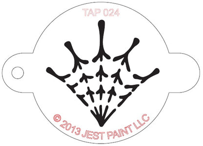 Jest Paint Stencil TAP 024 Spiderweb