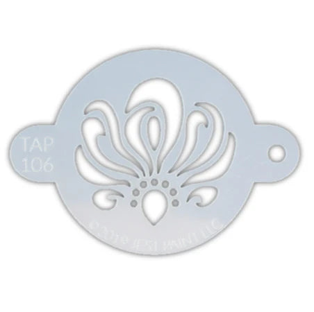 Jest Paint Stencil TAP 106 Swirly Ribbon Centrepiece