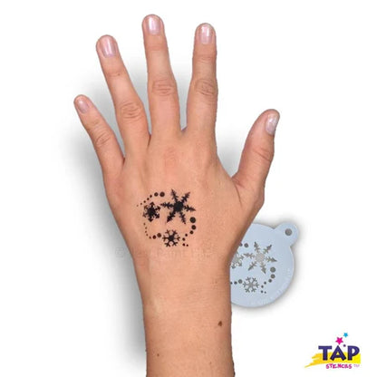 Jest Paint Stencil TAP 015 Snowflakes