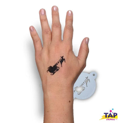Jest Paint Stencil TAP 039 Santa