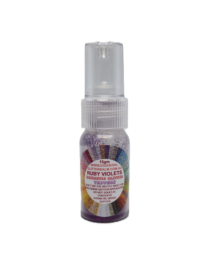 EGB Cosmetic Glitter Tapper - Ruby Violets