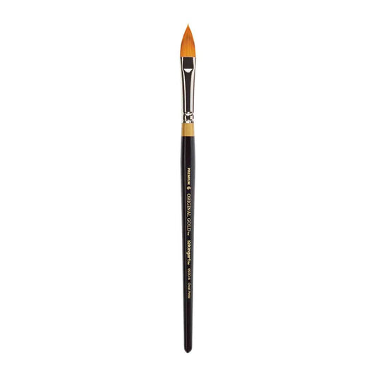 Kingart 9930 Original Gold 9930 Oval Floral Petal Brush - Premium 6