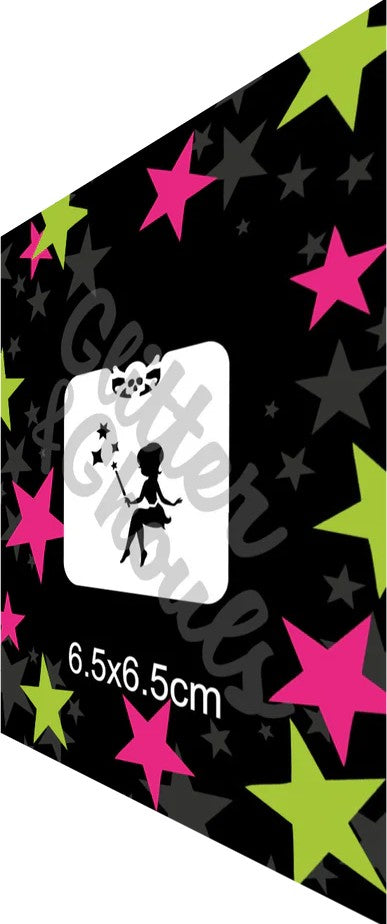Glitter & Ghouls Stencil Fairy Make a Wish 078