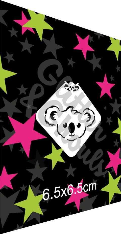 Glitter & Ghouls Stencil - Cutie Koala 156