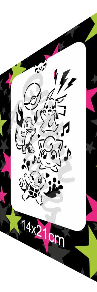 Glitter & Ghouls Stencil Poke em on Party 567