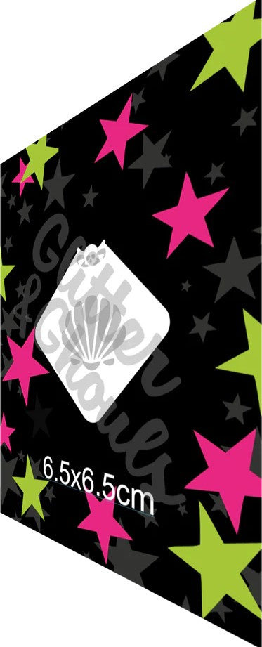 Glitter & Ghouls Stencil Seashell Mini 572