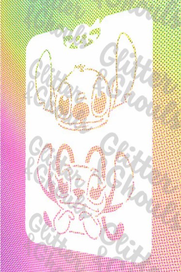 Glitter & Ghouls Stencil Stitch & Angel 873