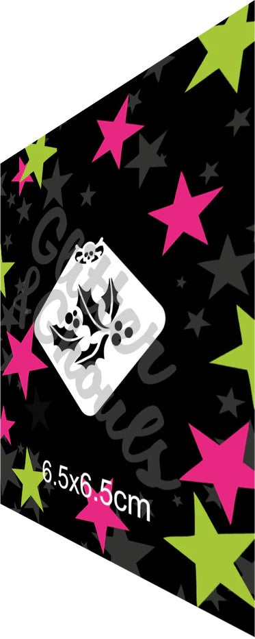 Glitter & Ghouls Stencil Holly Mini 119