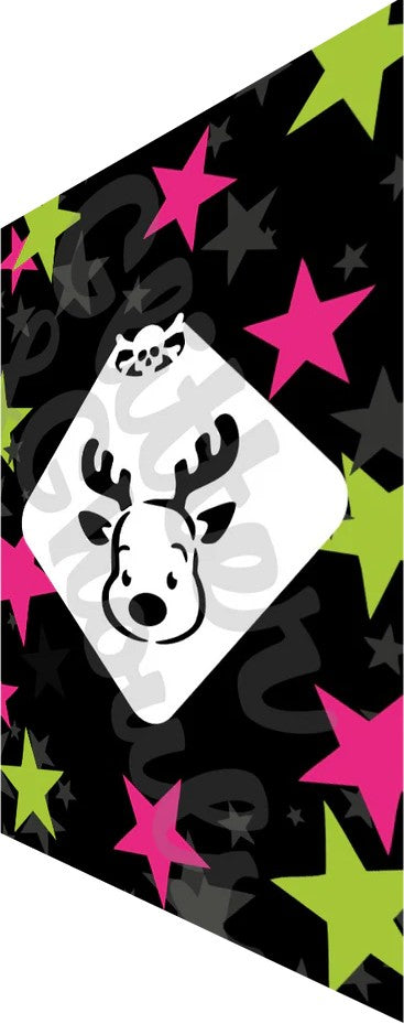 Glitter & Ghouls Stencil Rudolph 738