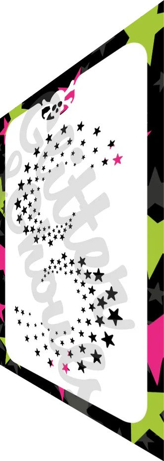 Glitter & Ghouls Stencil Starry Eyes 699